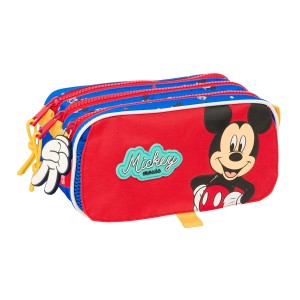 Triple Carry-all Mickey Mouse Clubhouse Good day Blue 21,5 x 10 x 8 cm