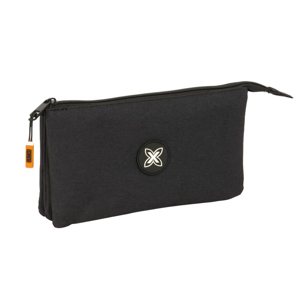 Dreifaches Mehrzweck-Etui Munich Lagoon Schwarz 22 x 12 x 3 cm