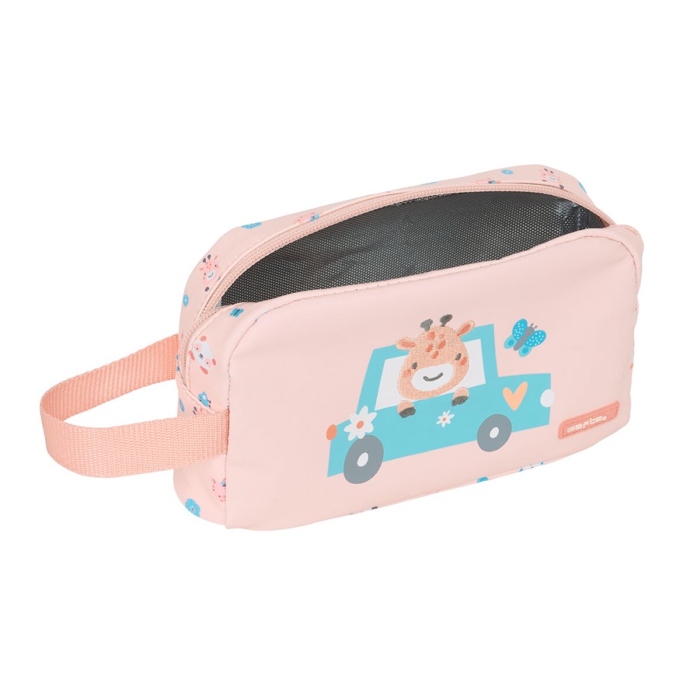 Thermal Lunchbox Safta Jirafa Coral 21,5 x 12 x 6,5 cm