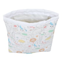 Sac à dos serré par des ficelles Safta Zoo Beige 26 x 34 x 1 cm