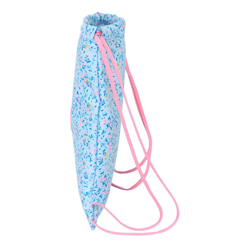 Backpack with Strings Vicky Martín Berrocal Paraíso Blue Pink 35 x 40 x 1 cm