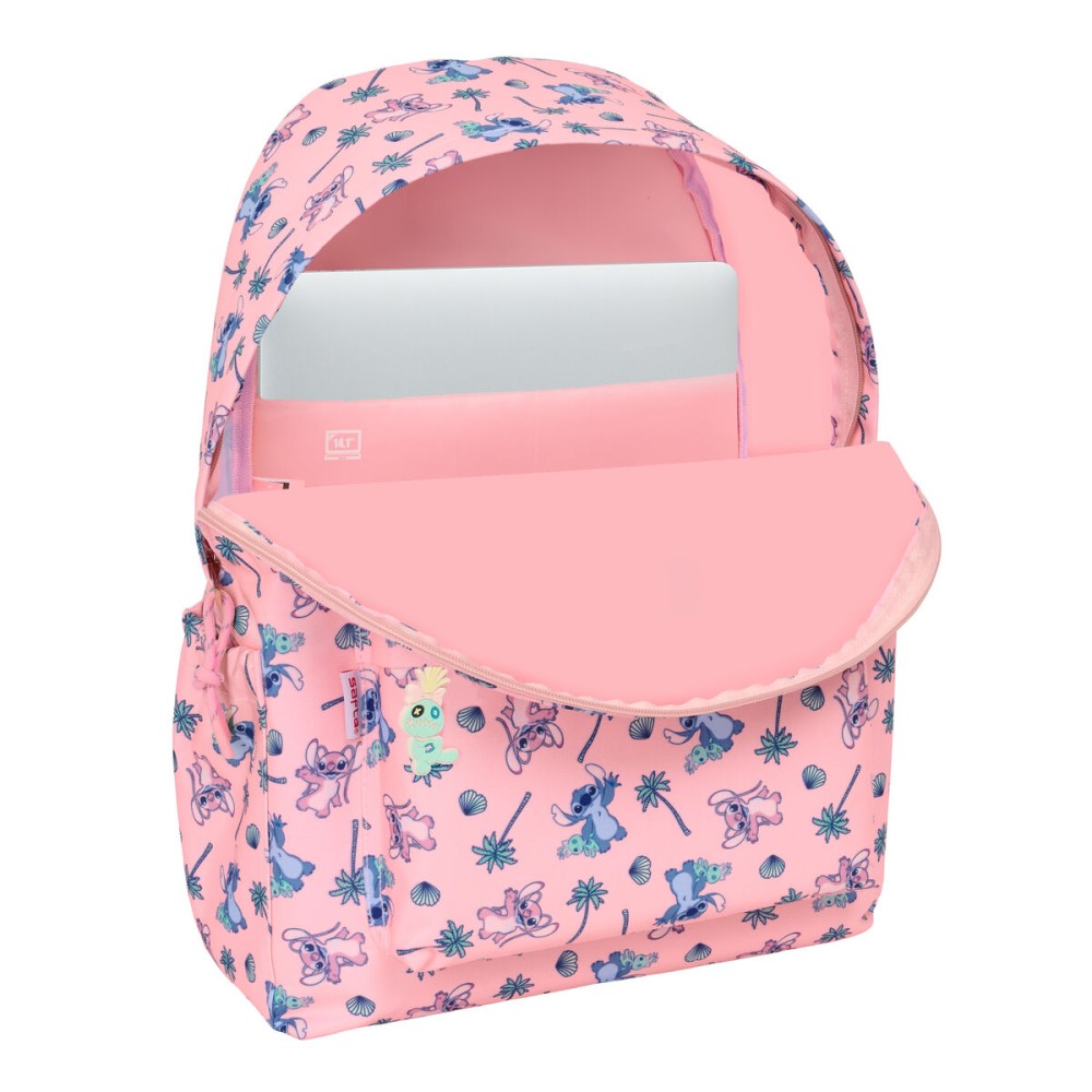 Laptoptasche Lilo & Stitch Beach Rosa 31 x 43 x 13 cm