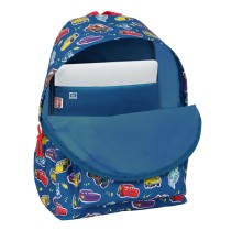 Laptoptasche Cars Racing Marineblau 31 x 43 x 13 cm