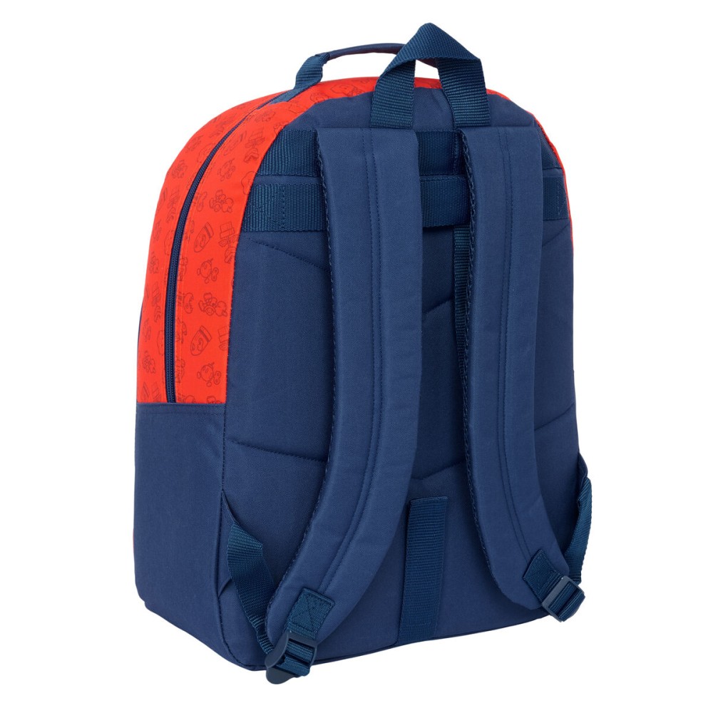 Cartable Super Mario Trick Rouge Bleu foncé 32 x 42 x 15 cm