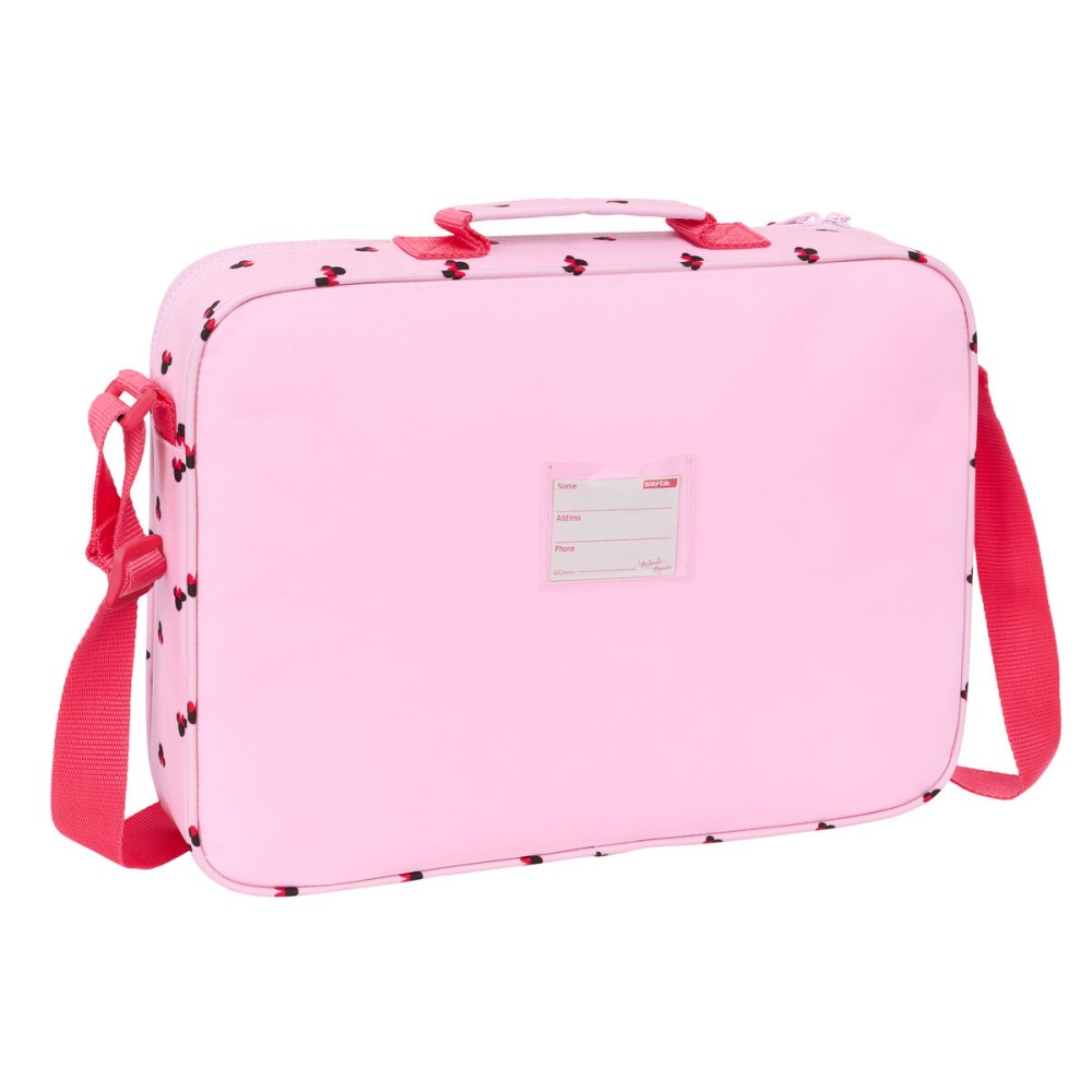 School Satchel Minnie Mouse Naive Pink 38 x 28 x 6 cm