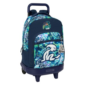 Schulrucksack mit Rädern El Niño Kook Marineblau 33 x 45 x 22 cm