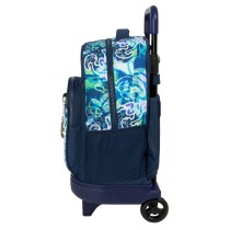 Cartable à roulettes El Niño Kook Blue marine 33 x 45 x 22 cm