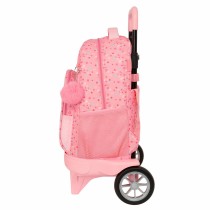 School Rucksack with Wheels Moos Passion Multicolour 33 x 45 x 22 cm