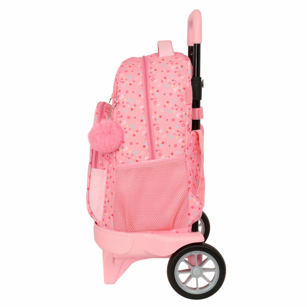 School Rucksack with Wheels Moos Passion Multicolour 33 x 45 x 22 cm