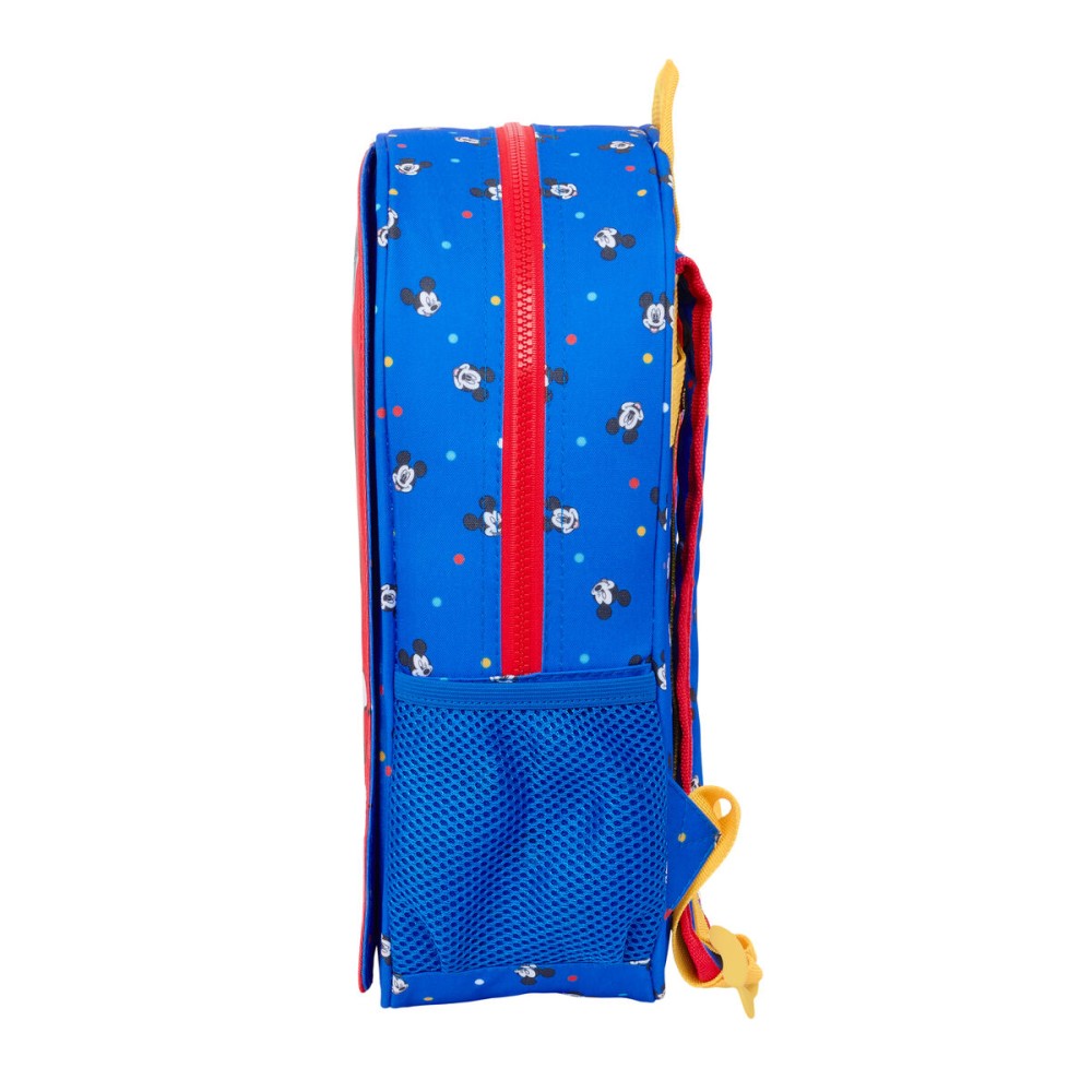Schulrucksack Mickey Mouse Clubhouse Good day Blau 26 x 34 x 11 cm