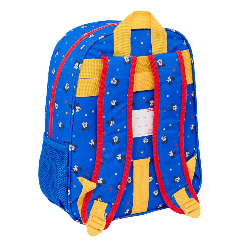 Schulrucksack Mickey Mouse Clubhouse Good day Blau 26 x 34 x 11 cm