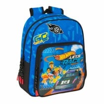 Schulrucksack Hot Wheels Let's race Blau Schwarz 27 x 33 x 10 cm