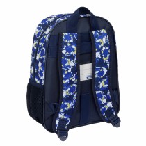 School Bag Sonic City Blue 26 x 34 x 11 cm