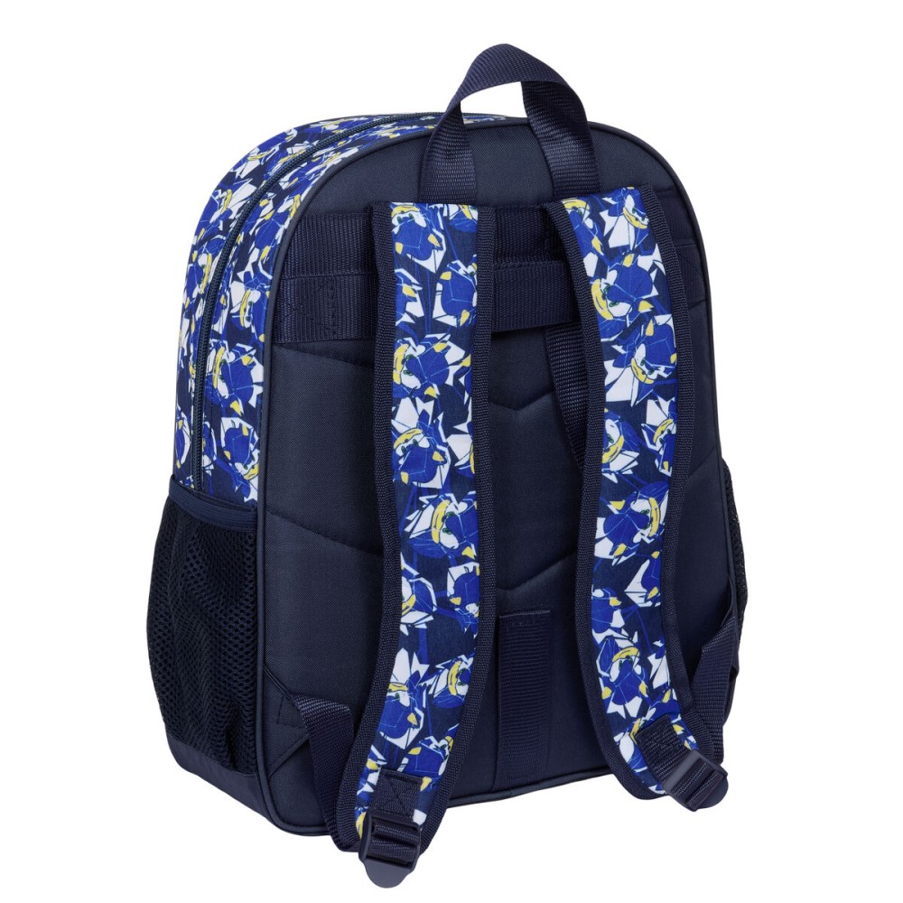 School Bag Sonic City Blue 32 x 38 x 12 cm