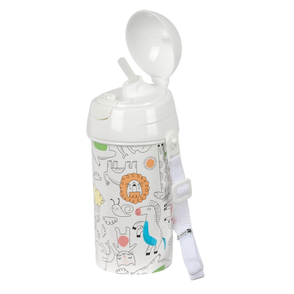 Wasserflasche Safta Zoo Beige PVC 500 ml