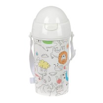 Water bottle Safta Zoo Beige PVC 500 ml