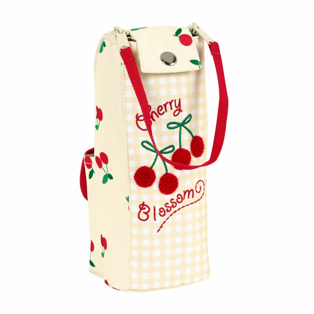 Trousse d'écolier Safta Cherry Beige (6 x 21 x 6 cm)