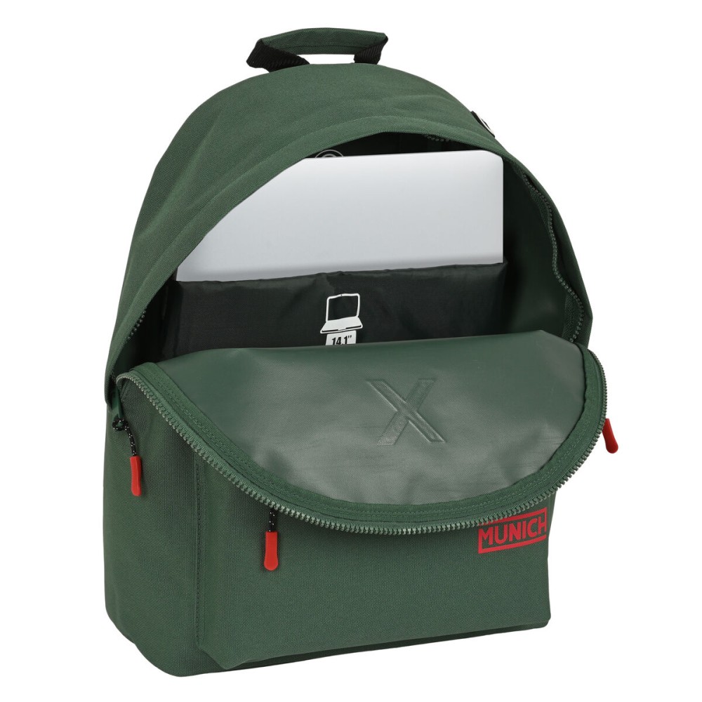 Laptop Backpack Munich munich basicos 31 x 41 x 16 cm Green