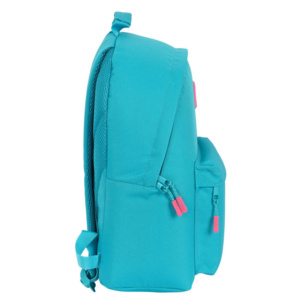 Laptop Backpack Munich munich basicos 31 x 41 x 16 cm Turquoise