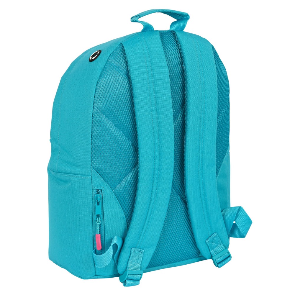 Laptop Backpack Munich munich basicos 31 x 41 x 16 cm Turquoise