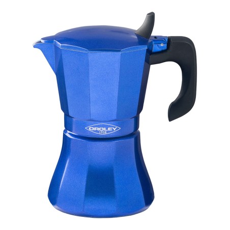 Italienische Kaffeemaschine Oroley Petra Blau Aluminium 9 Tassen