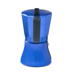 Italienische Kaffeemaschine Oroley Petra Blau Aluminium 9 Tassen