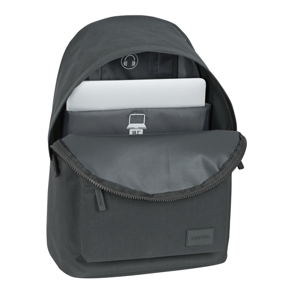 Laptop Backpack Safta 14,1'' 31 x 41 x 16 cm Grey