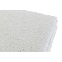 Steppdecke DKD Home Decor Weiß Einzelmatratze Doppelmatratze 180 x 260 x 1 cm