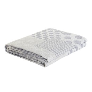 Steppdecke DKD Home Decor Beige Grau Einzelmatratze Doppelmatratze 180 x 260 x 1 cm