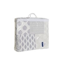 Steppdecke DKD Home Decor Beige Grau Einzelmatratze Doppelmatratze 180 x 260 x 1 cm