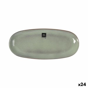 Kochschüssel La Mediterránea Macarella green Oval 29 x 13,5 x 2,4 cm (24 Stück)