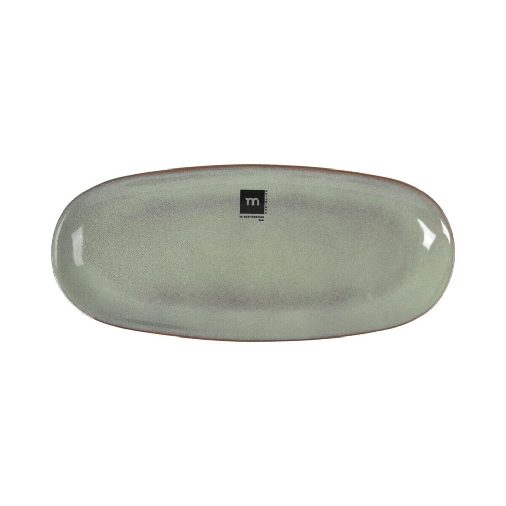 Plat à Gratin La Mediterránea Macarella green Oblongue 29 x 13,5 x 2,4 cm (24 Unités)