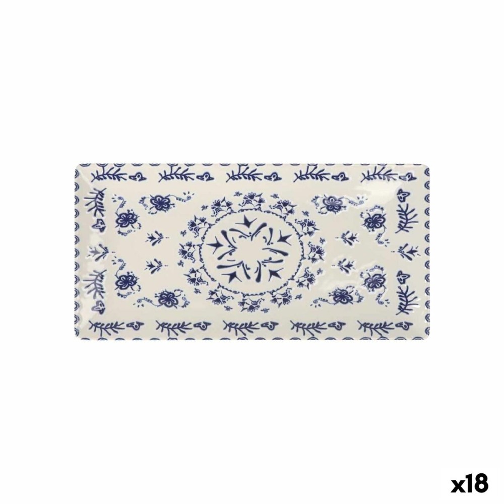 Plat à Gratin La Mediterránea Blur Rectangulaire 30 x 15 x 2 cm (18 Unités)