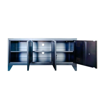 TV-Möbel Home ESPRIT Schwarz Metall 120 x 40 x 58 cm