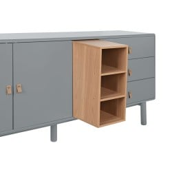 Buffet Home ESPRIT Bleu Gris 180 x 40 x 75 cm