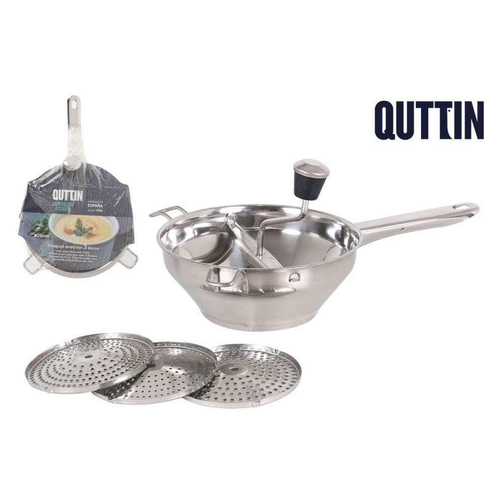 Presse-purée Quttin Quttin Acier 20 x 35 x 12 cm (6 Unités)