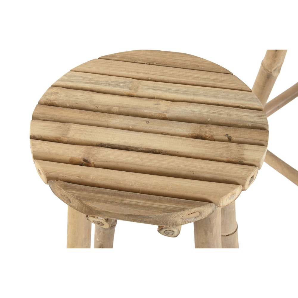 Tisch-Set mit 2 Stühlen Home ESPRIT Bambus 50 x 50 x 105 cm