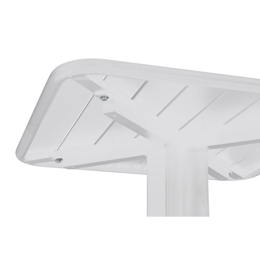 Tisch-Set mit 2 Stühlen Home ESPRIT Weiß Metall Polypropylen 60 x 60 x 102 cm