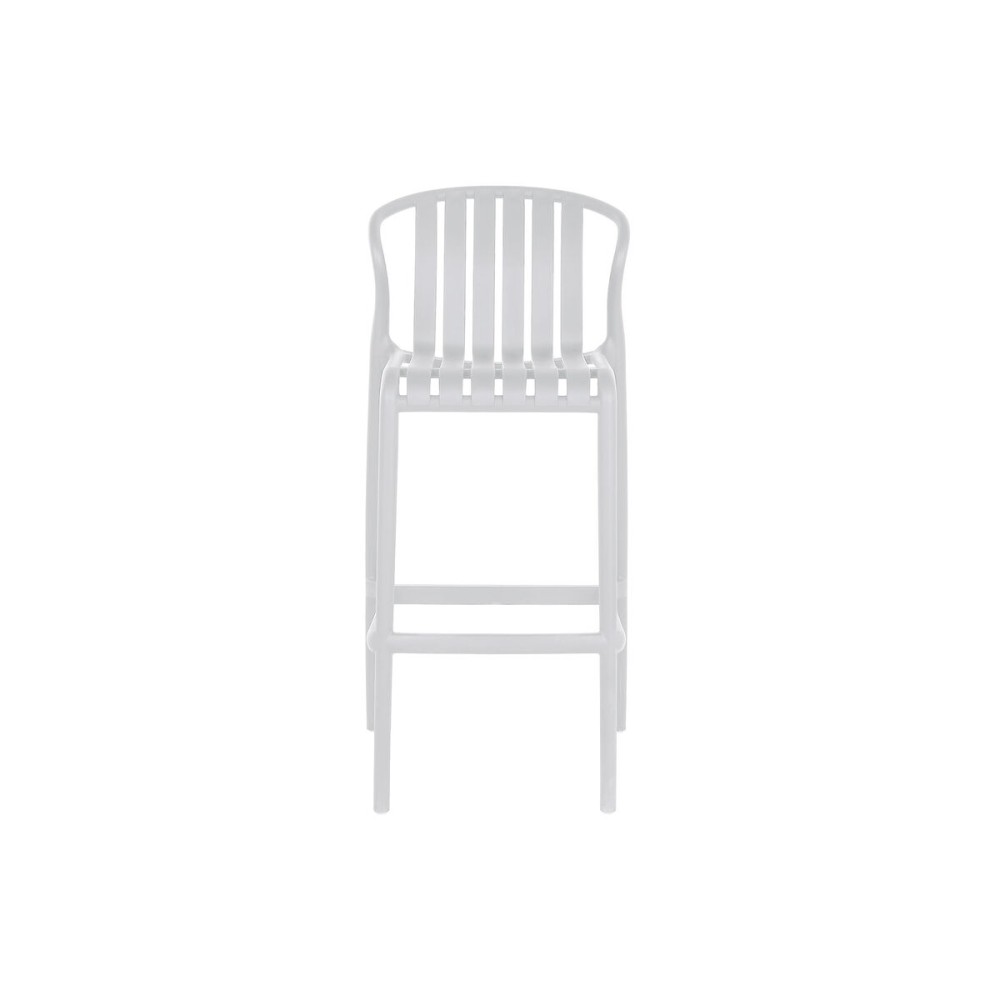 Tisch-Set mit 2 Stühlen Home ESPRIT Weiß Metall Polypropylen 60 x 60 x 102 cm