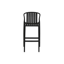Tisch-Set mit 2 Stühlen Home ESPRIT Schwarz Metall Polypropylen 60 x 60 x 102 cm