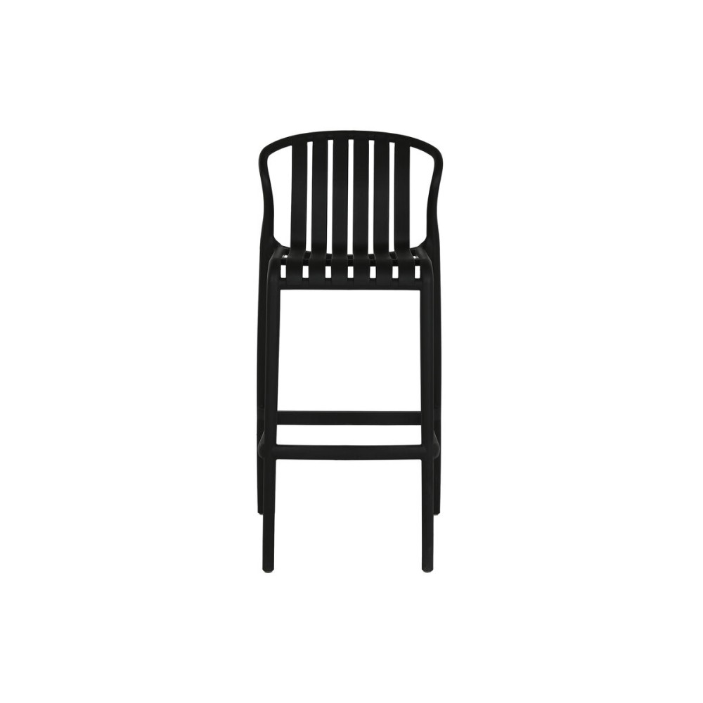 Tisch-Set mit 2 Stühlen Home ESPRIT Schwarz Metall Polypropylen 60 x 60 x 102 cm