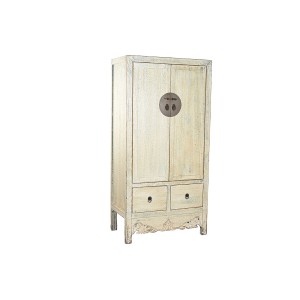 Schrank Home ESPRIT zweifarbig Metall Tanne 88 x 52 x 180 cm