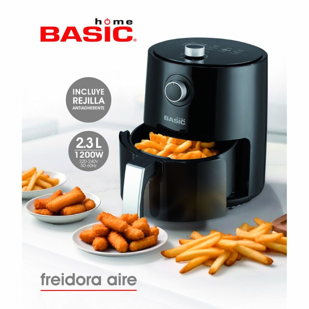 Air Fryer Basic Home Black 1200 W 2,3 L