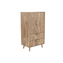 Cupboard Home ESPRIT Brown Golden Wood MDF Wood 60 x 40 x 110 cm
