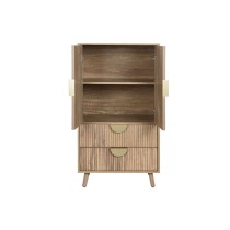 Cupboard Home ESPRIT Brown Golden Wood MDF Wood 60 x 40 x 110 cm