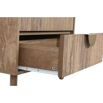 Cupboard Home ESPRIT Brown Golden Wood MDF Wood 60 x 40 x 110 cm