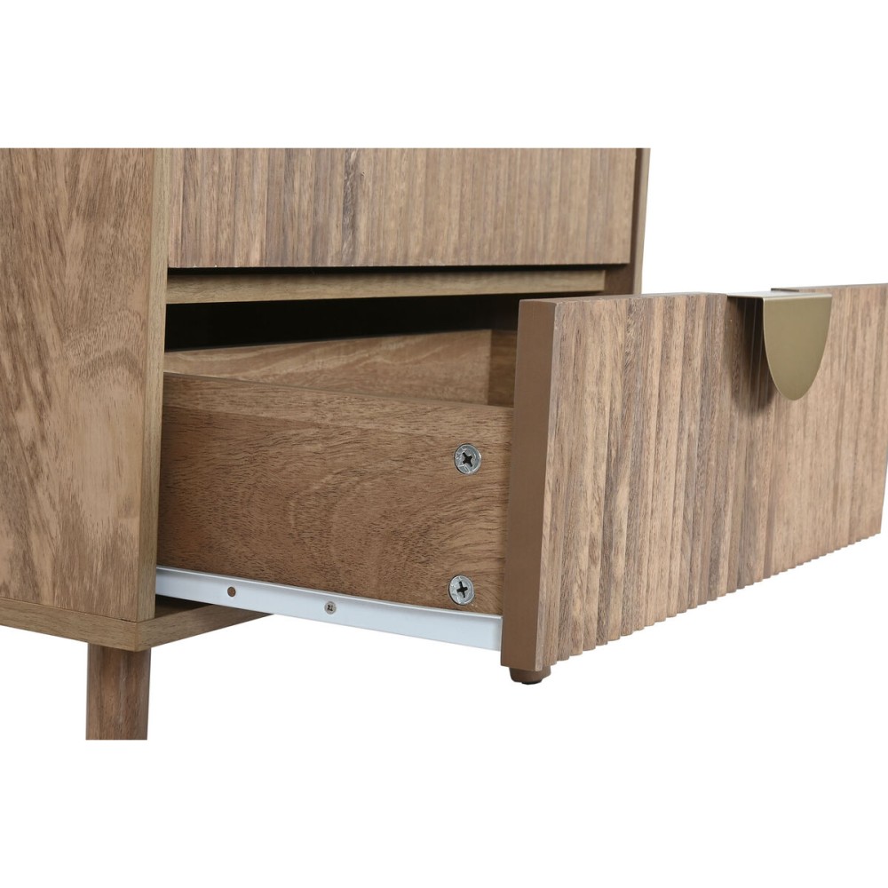 Cupboard Home ESPRIT Brown Golden Wood MDF Wood 60 x 40 x 110 cm