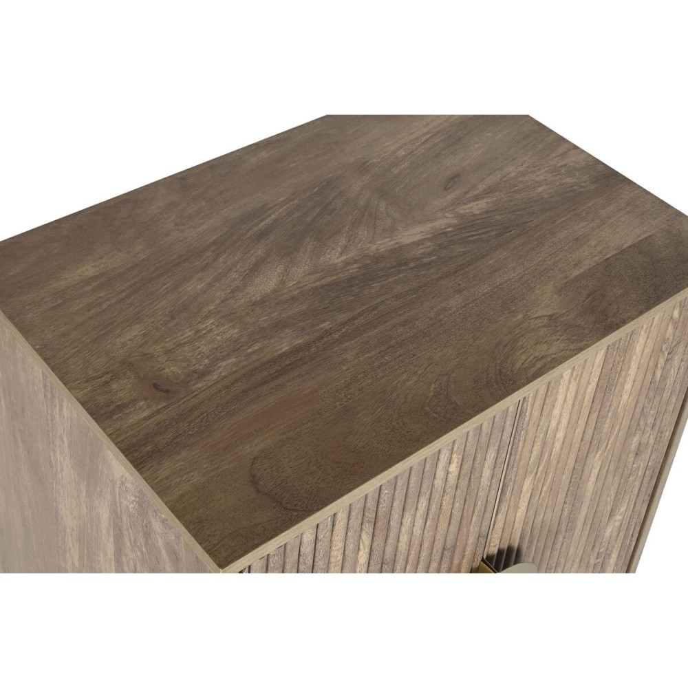 Cupboard Home ESPRIT Brown Golden Wood MDF Wood 60 x 40 x 110 cm