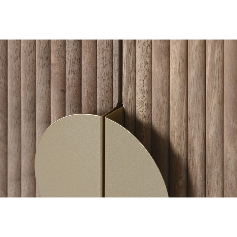 Cupboard Home ESPRIT Brown Golden Wood MDF Wood 60 x 40 x 110 cm