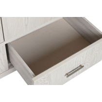 Cupboard Home ESPRIT Light grey Metal MDF Wood